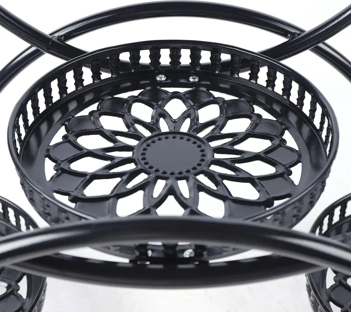 Metalen Plantenstandaard – 6-Potten Bloemenrek voor Binnen & Buiten