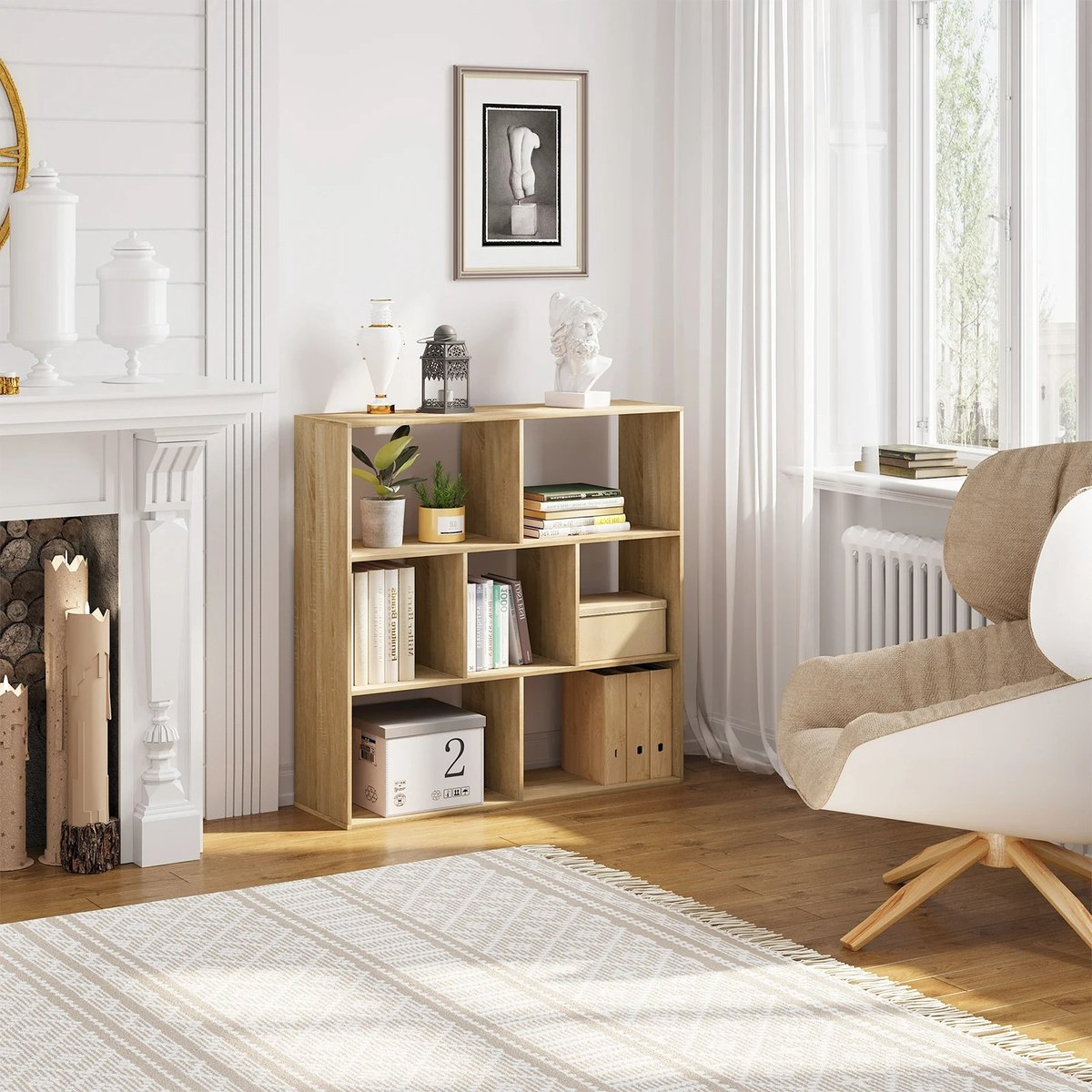 Whoopr Boekenkast 7 Vakken – Opbergkubus & Scheidingswand 10