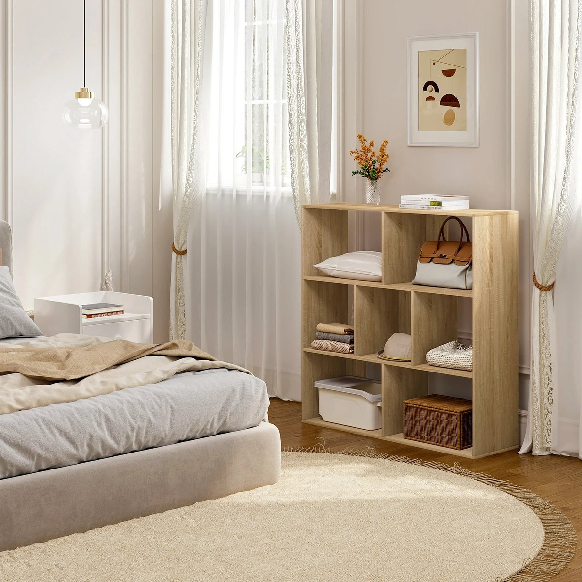 Whoopr Boekenkast 7 Vakken – Opbergkubus & Scheidingswand 10