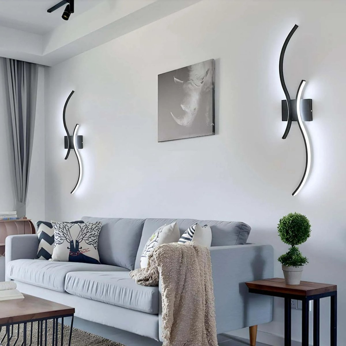 Moderne LED Wandlamp 27W – IJzeren Design Wandverlichting (6500K, 80 cm)