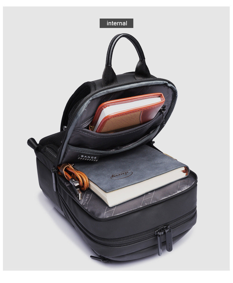 Waterdichte Draagbare Reistas voor Mannen – Casual Sport Borsttas & Schoudertas Voor iPad Mini – Outdoor Travel / Running Messenger Bag