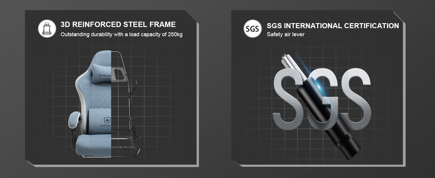 Ergonomische Gaming Stoel met Voetensteun en Pocket Springs – Verstelbare Bureaustoel van Stof voor Ultiem Comfort