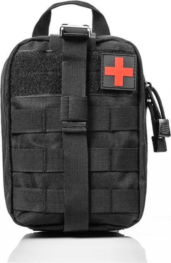 SurvivalPro™ - Complete EHBO Survival Kit - Noodpakket - MOLLE Outdoor Gear - Nooduitrusting - Trauma Tas - Voor Kamperen - Wandelen - Avonturen - IFAK - Compacte en Veelzijdige Outdoor Set