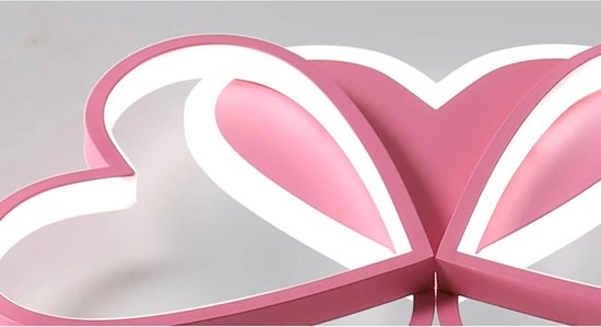 Butterfly Plafonnière - Roze 50 cm LED Plafondlamp - Vlinder Design - Acryl Plafondverlichting 220V - Moderne Flush Mount Lamp voor Slaapkamer