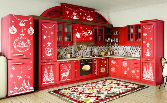 Kerst Raamstickers – 163 Stuks Zelfklevende Sneeuwvlokken – Witte Kerstdecoratie – Herbruikbare Statische Raamdecoratie – Kerstmis, Rendieren en Kerstballen Decoratie - Kerstversiering voor Ramen & Deuren