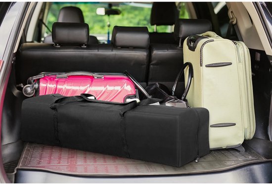 Easy Up Partytent - Tuintent - Opvouwbare Luifel met Waterdichte & UV Zonbescherming - Camping Paviljoen met Draagtas - Opvouwbaar - Waterdicht - Tent met Zijwanden - In Hoogte Verstelbaar - 3 x 3 m