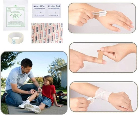 SurvivalPro™ - Complete EHBO Survival Kit - Noodpakket - MOLLE Outdoor Gear - Nooduitrusting - Trauma Tas - Voor Kamperen - Wandelen - Avonturen - IFAK - Compacte en Veelzijdige Outdoor Set