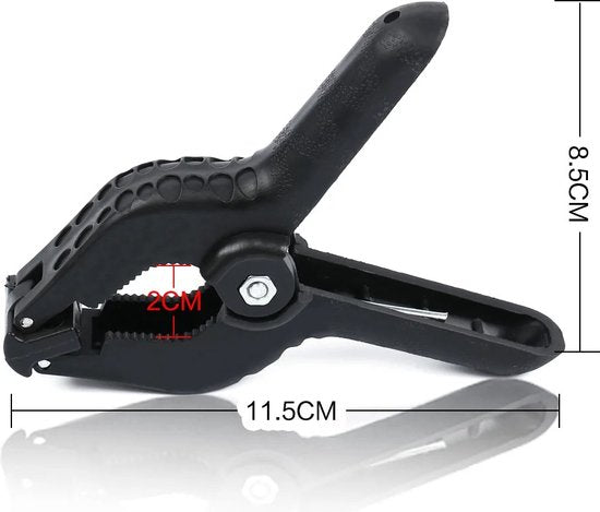 Fotostudio Softbox Verlichtingskit met Achtergrondframe - Achtergrondsysteem - Studio Fotografie - Inclusief 3 Achtergronden, Statief, Reflectorbord en 4 Paraplu's - Complete Set