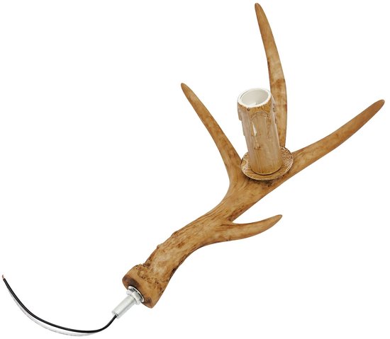 Vintage Herten Gewei Kroonluchter – Decoratie Lamp – Scandinavische Hanglamp – Plafondmontage – 6-Lichts Plafondlamp – 40 x 75 x 100 cm