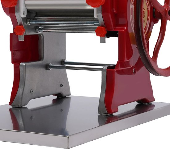Handmatige Noodle en Pastamachine - Dumpling Wrapper Machine - Roestvrijstalen Pastamaker - Spaghetti Deegroller - Keukenapparaat voor Thuisgebruik