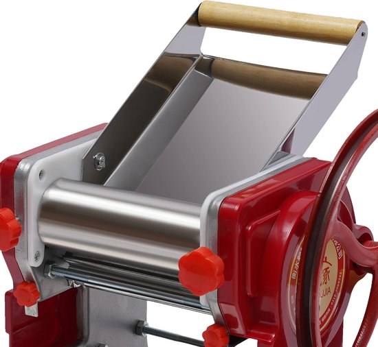 Handmatige Noodle en Pastamachine - Dumpling Wrapper Machine - Roestvrijstalen Pastamaker - Spaghetti Deegroller - Keukenapparaat voor Thuisgebruik