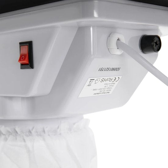 Opvouwbare Nageltafel met Wielen - Inklapbaar - Tafel Nagelsalon - Multifunctionele Draagbare Manicure Tafel met MDF Tafelblad voor Thuis en Nagelstudio's - 90x40x72,5 cm