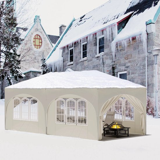 Opvouwbaar Paviljoen 3×6 m – Easy Up Partytent met 6 Zijwanden