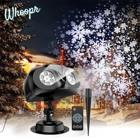 Sneeuwval Projector - Uilvormige Buitenverlichting Met Dynamische LED Sneeuwvlok Projecties - Kerst Decoratie voor Binnen en Buiten