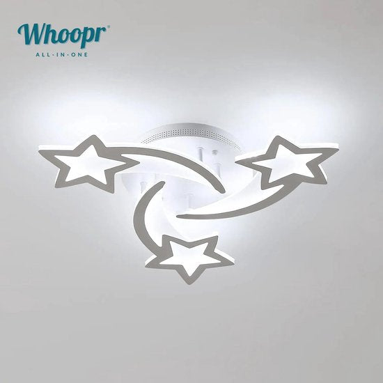 Magic Triple Star Ceiling Light - LED Plafondlamp - Moderne Acryl Lamp 40W 4500LM - 6500K Daglicht - Ø54cm - Voor Woonkamer, Slaapkamer & Keuken