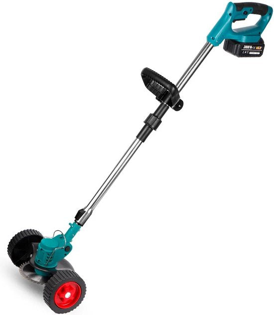 Whoopr® Elektrische Grastrimmer - Onkruidborstel Accu - Geschikt voor 18V Accu's - Bosmaaier - Grasmaaier - Kantenmaaier - Draadloos - Tuingereedschap - 2X Accu - In Hoogte Verstelbaar