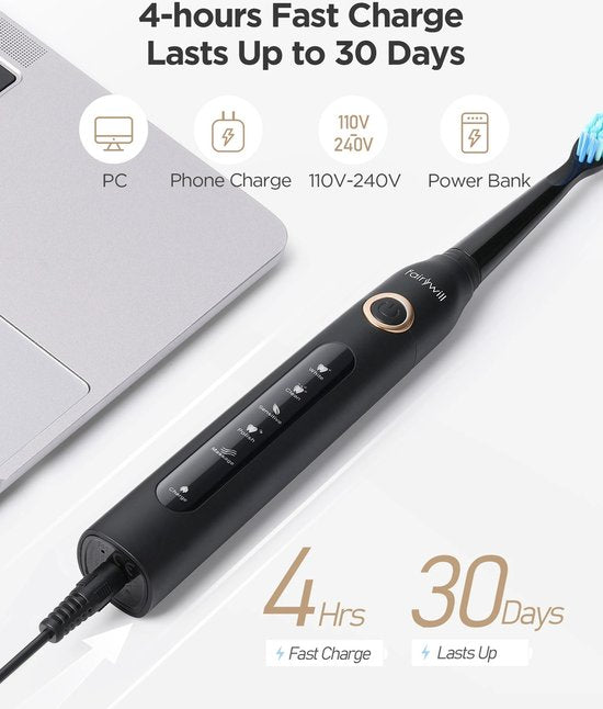 Draagbare Monddouche - USB Oplaadbare Draadloze Tandenflosser - IPX7 Waterdichte Elektrische Tandenborstel - Thuis Mondverzorging Set - Effectief voor Tandenreiniging en Whitening