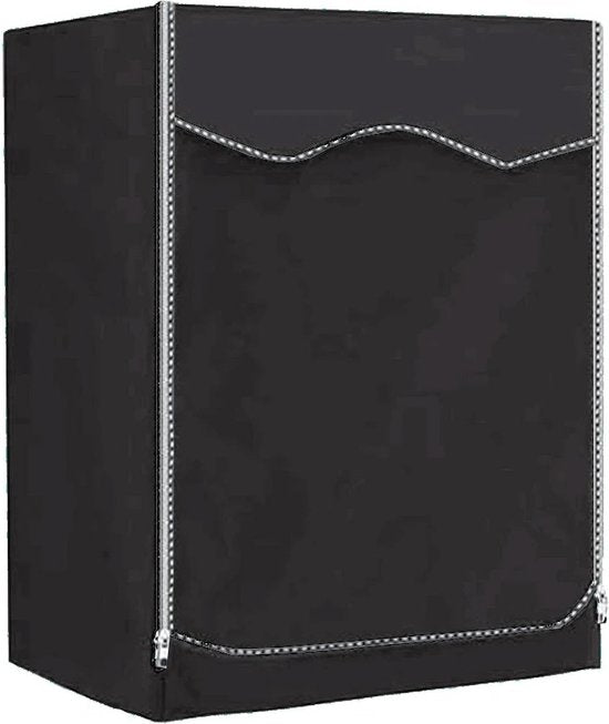 Wasmachine Beschermhoes - Stofdichte Hoes voor Wasmachines en Drogers - Beschermer - Wasmachine Hoes voor Binnen en Buiten - Zwart - 60x65x85cm