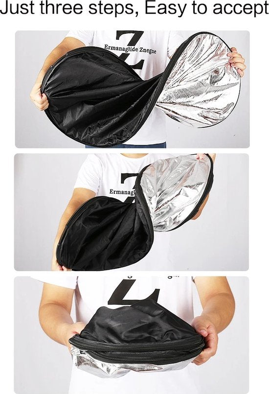 Fotostudio Softbox Verlichtingskit met Achtergrondframe - Achtergrondsysteem - Studio Fotografie - Inclusief 3 Achtergronden, Statief, Reflectorbord en 4 Paraplu's - Complete Set