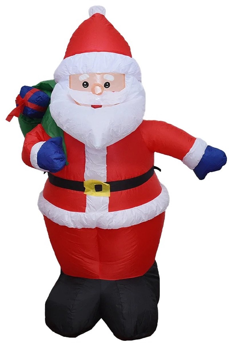 1,2m LED Opblaasbare Kerstman – Binnen & Buiten
