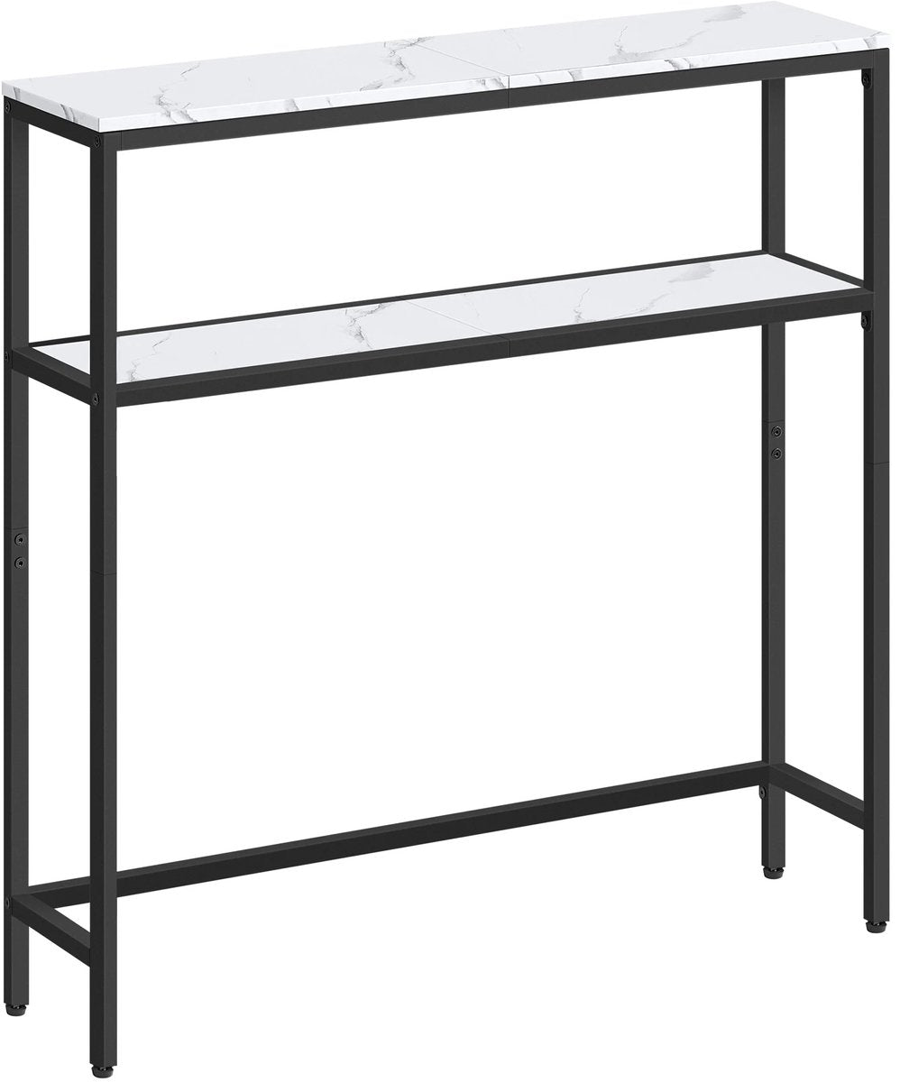 Consoletafel Smalle Sidetable – Industrieel Houten Salontafel