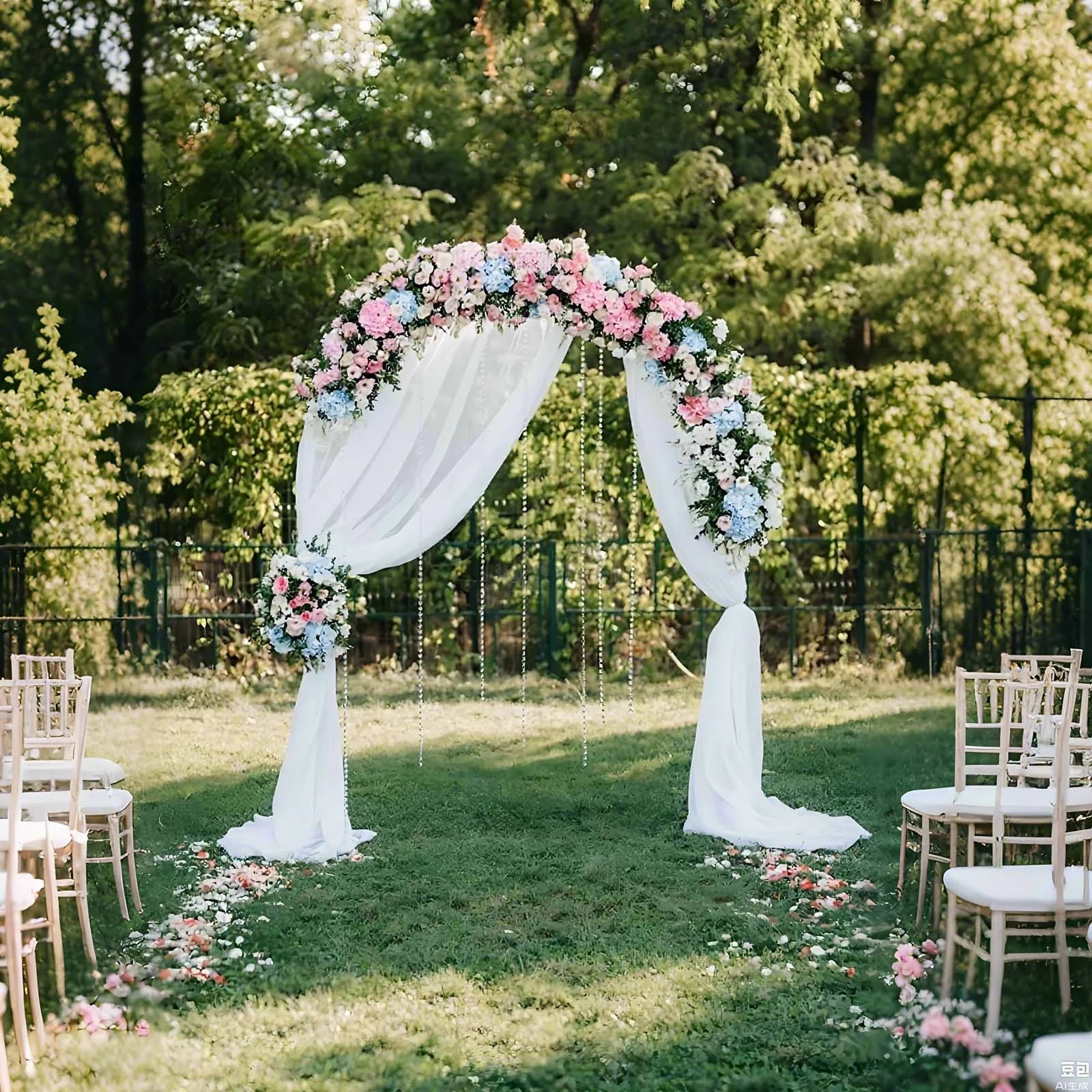 Gouden Ballonnenboog Frame – 2m/2,4m Feestdecoratie voor Bruiloften, Verjaardagen en Ceremonies – Herbruikbare Metaal Stand