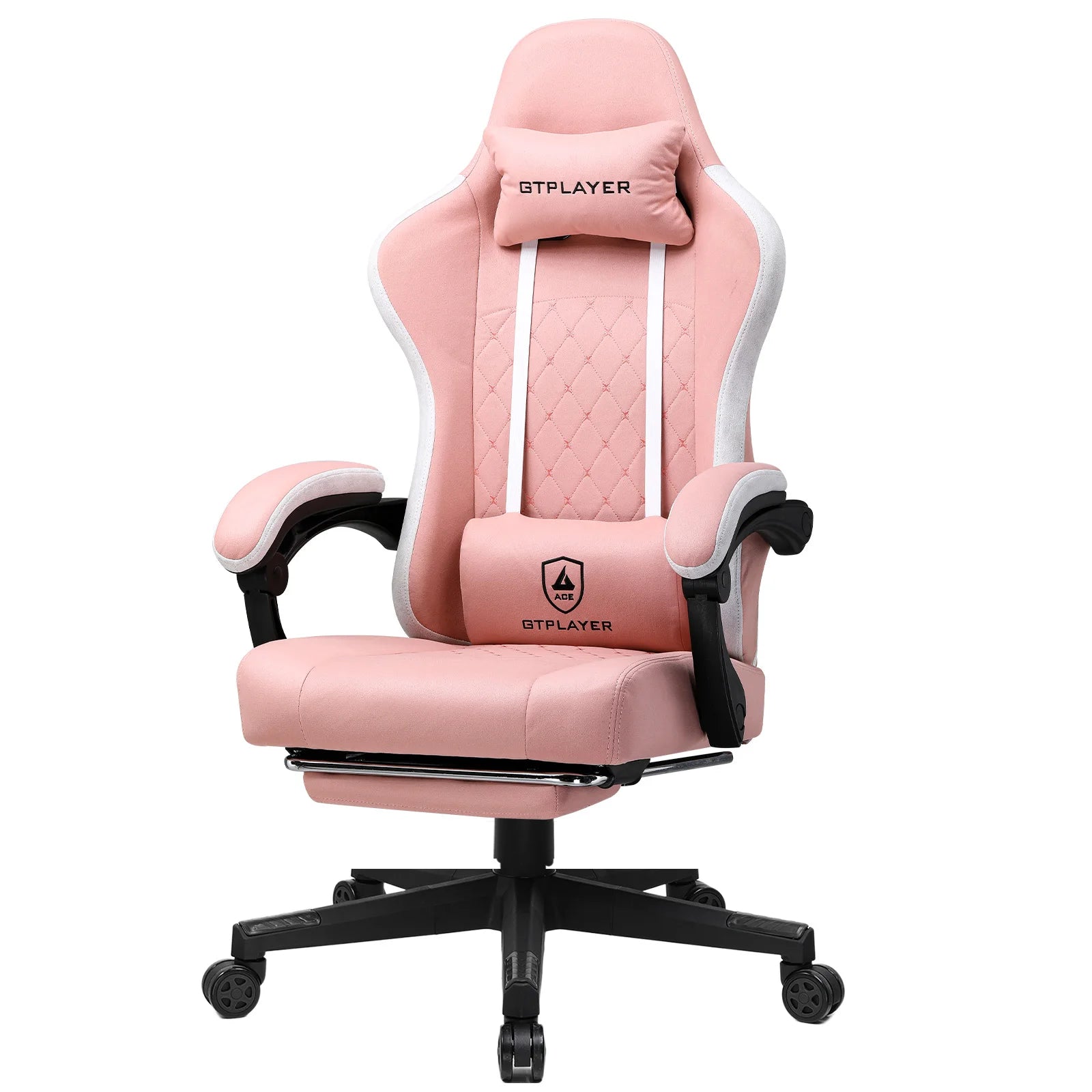 Ergonomische Gaming Stoel met Voetensteun en Pocket Springs – Verstelbare Bureaustoel van Stof voor Ultiem Comfort
