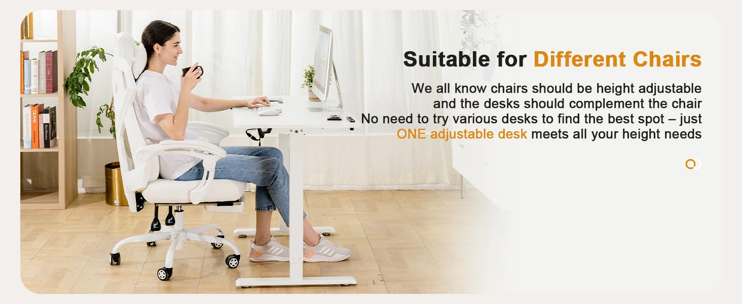 Elektrisch Zit-Sta Bureau Verstelbaar met USB en Ergonomisch Design (140x60 / 160x70 cm)