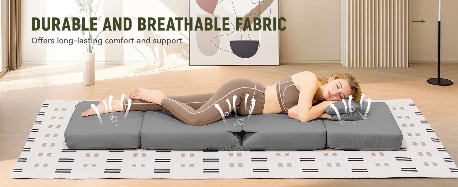 Verstelbare 2-Persoons Slaapbank met 6 Standen – Compacte Multifunctionele Sofa Bed voor Kleine Ruimtes