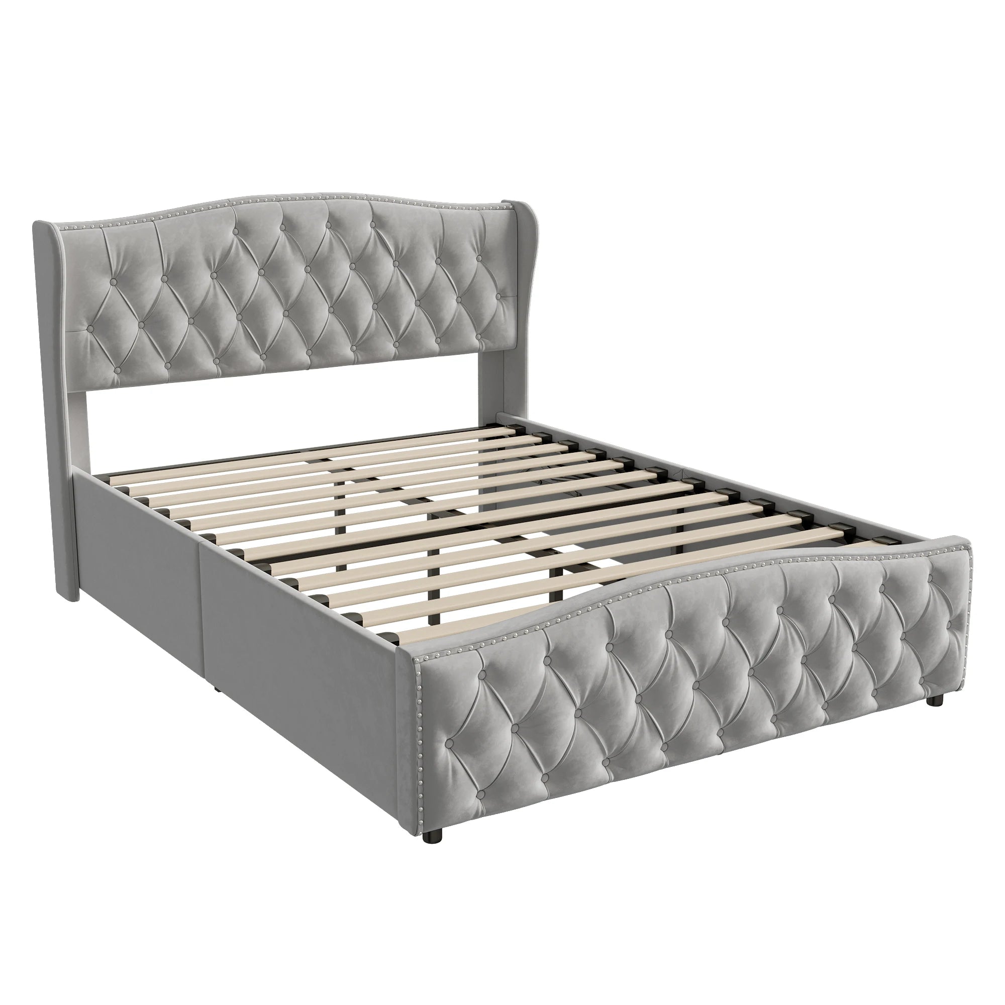 Tweepersoonsbed met opbergruimte 140x200 cm – Stijlvol & functioneel