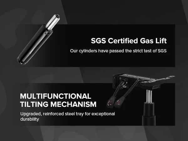 Ergonomische Gaming Stoel met Voetensteun en Verstelbare Rugleuning (90°–145°) – Luxe Bureaustoel voor Kantoor & Thuis