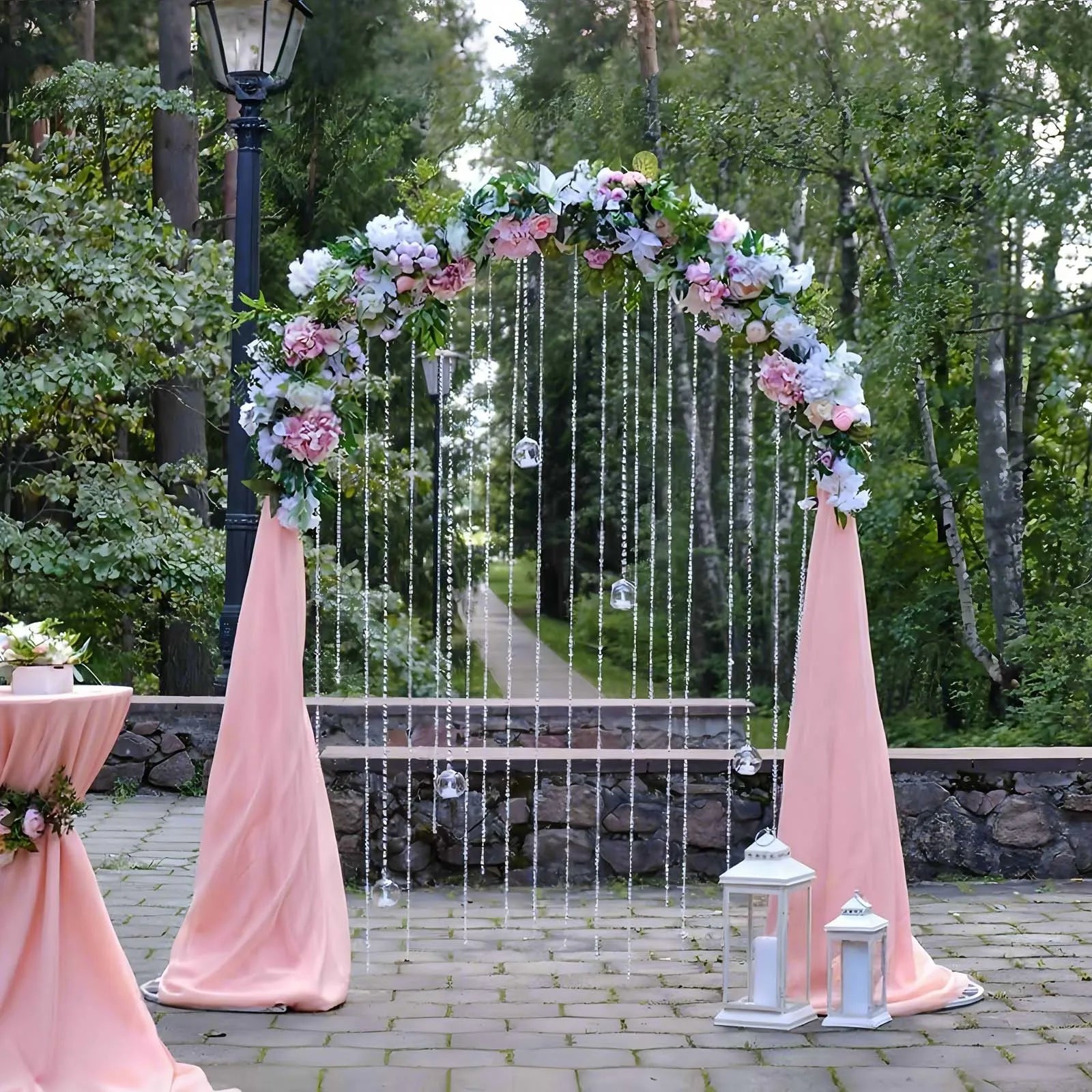 Gouden Ballonnenboog Frame – 2m/2,4m Feestdecoratie voor Bruiloften, Verjaardagen en Ceremonies – Herbruikbare Metaal Stand