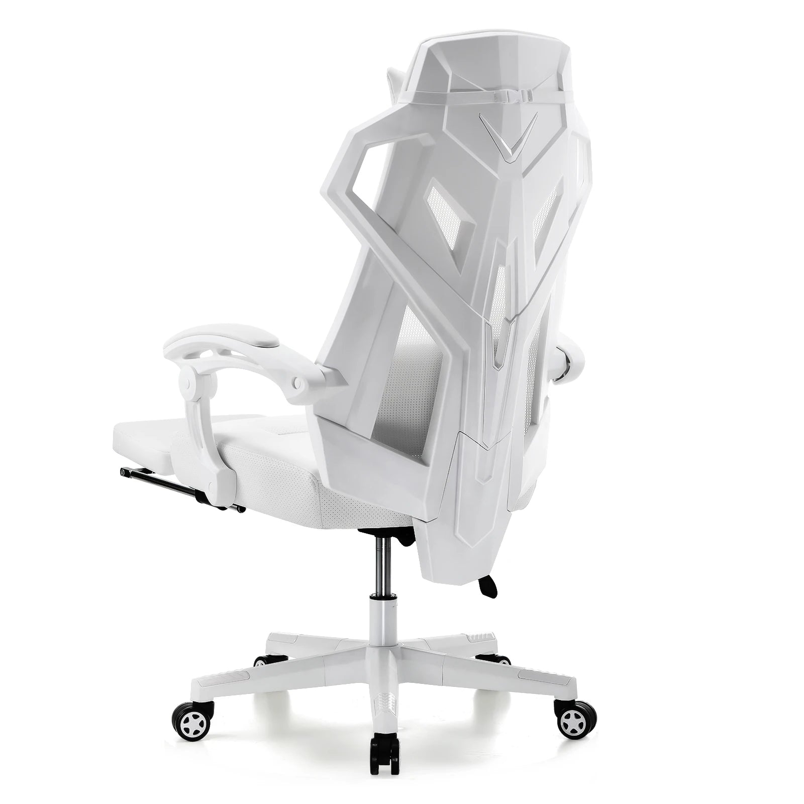 Ergonomische Mesh Bureaustoel met Lendensteun & Hoofdsteun – Verstelbare Gaming Stoel tot 150 kg