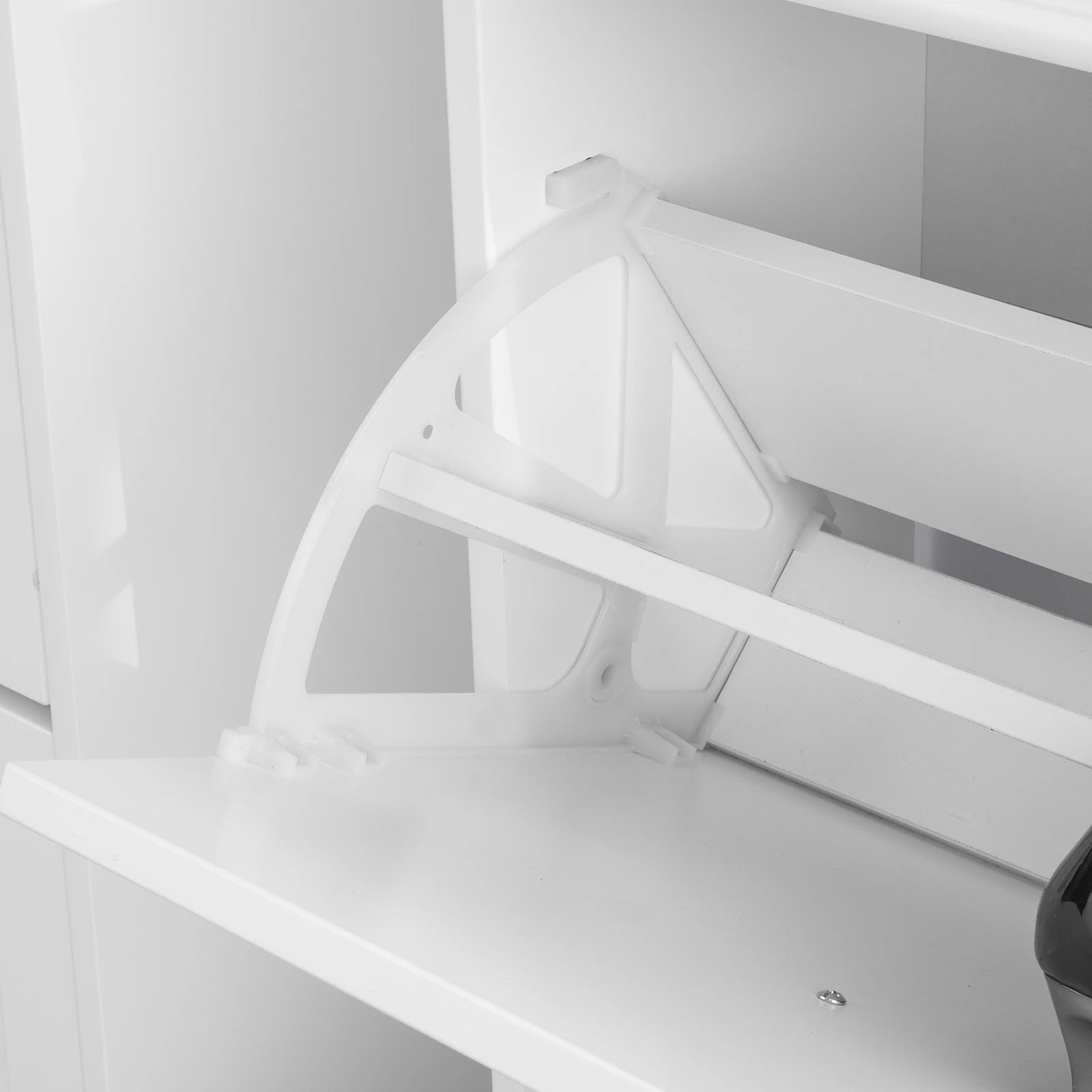 Schoenenkast 2 deuren 4 planken – compacte opbergkast voor hal & entree