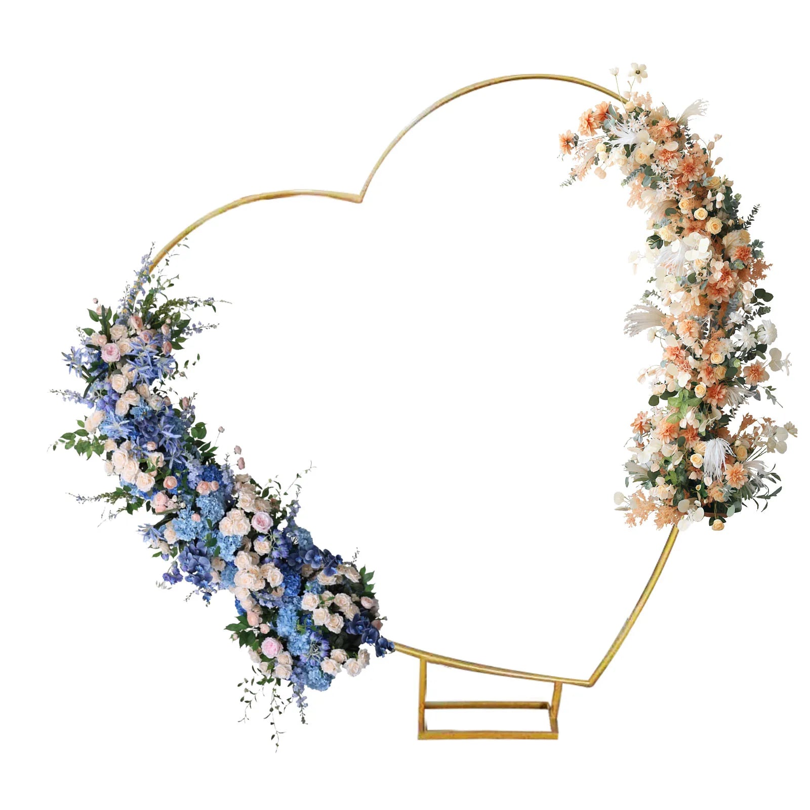 Gouden Ballonnenboog Frame – 2m/2,4m Feestdecoratie voor Bruiloften, Verjaardagen en Ceremonies – Herbruikbare Metaal Stand