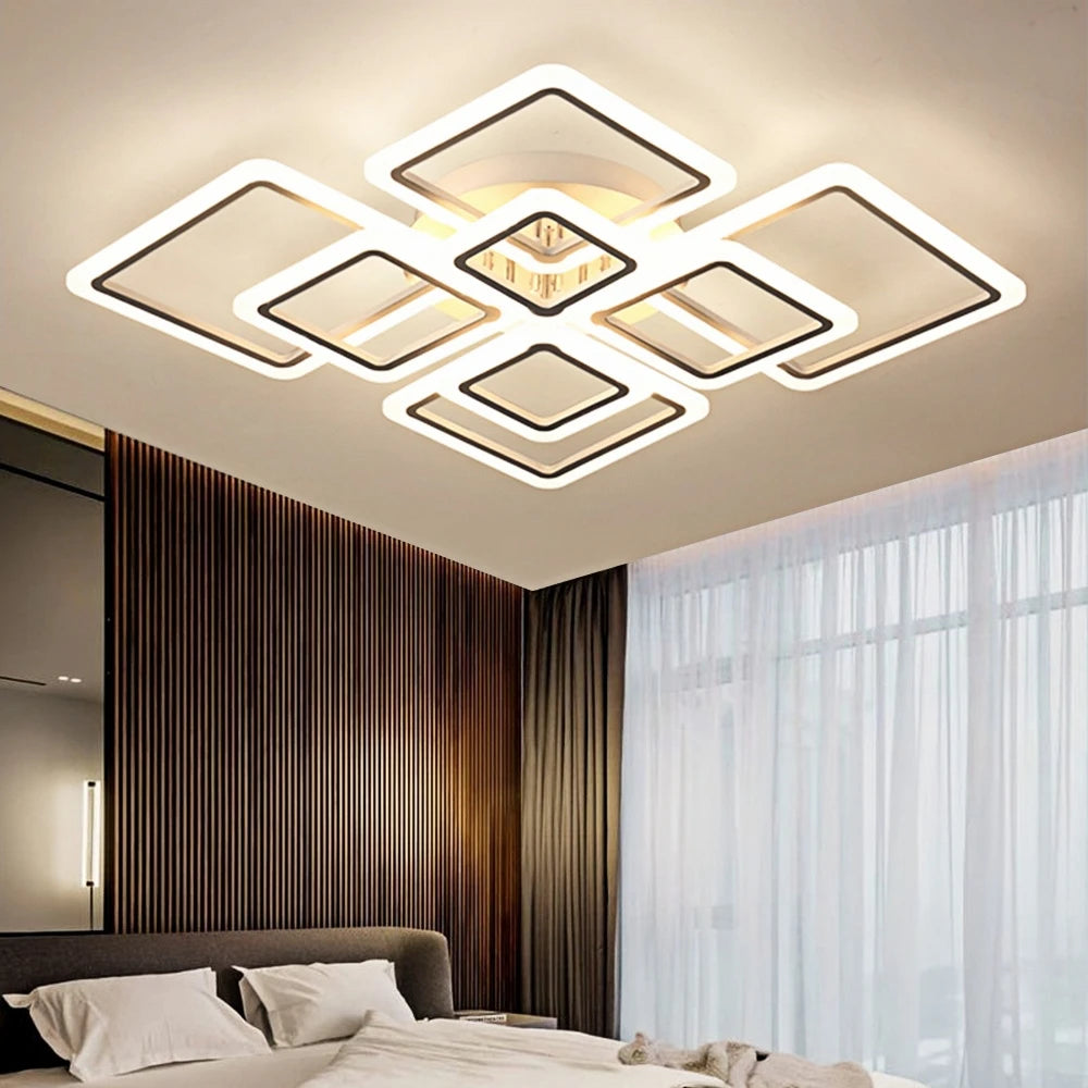LED Plafondlamp Dimbaar met Afstandsbediening – Slimme Plafondverlichting voor Woonkamer, Slaapkamer & Eetkamer