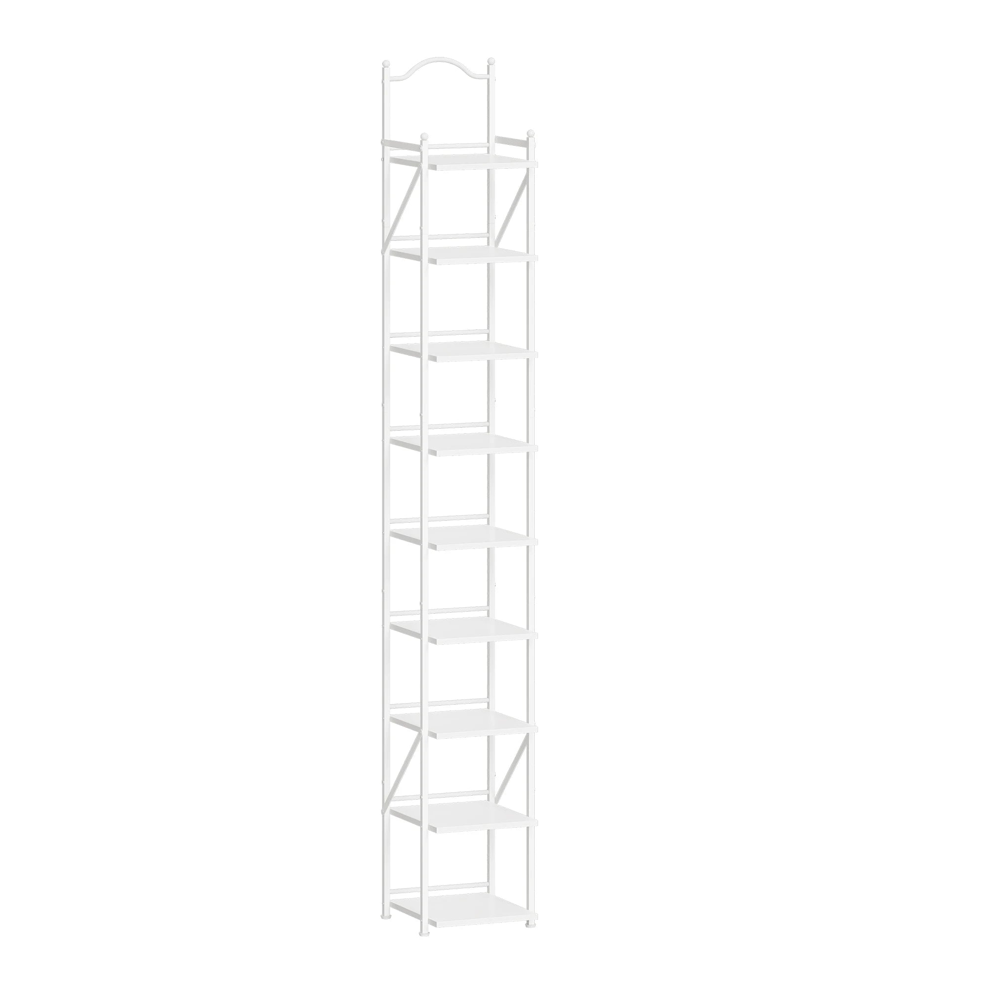 Smal 9‑Laags Vertical Schoenenrek – Ruimtebesparend & Instelbaar Schoenen Organizer