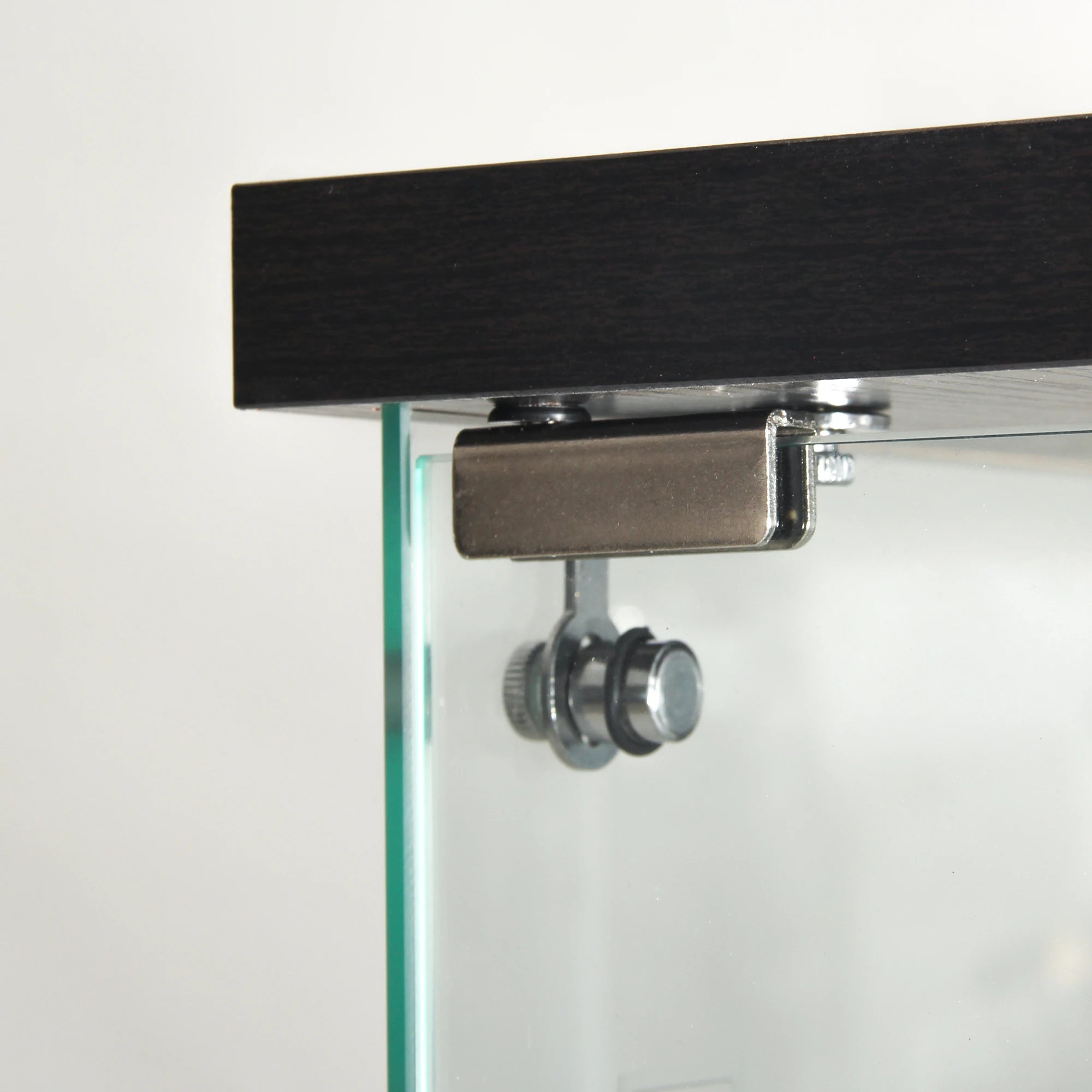Staande LED Vitrinekast met 4 Niveaus – Moderne Displaykast voor Woonkamer & Slaapkamer