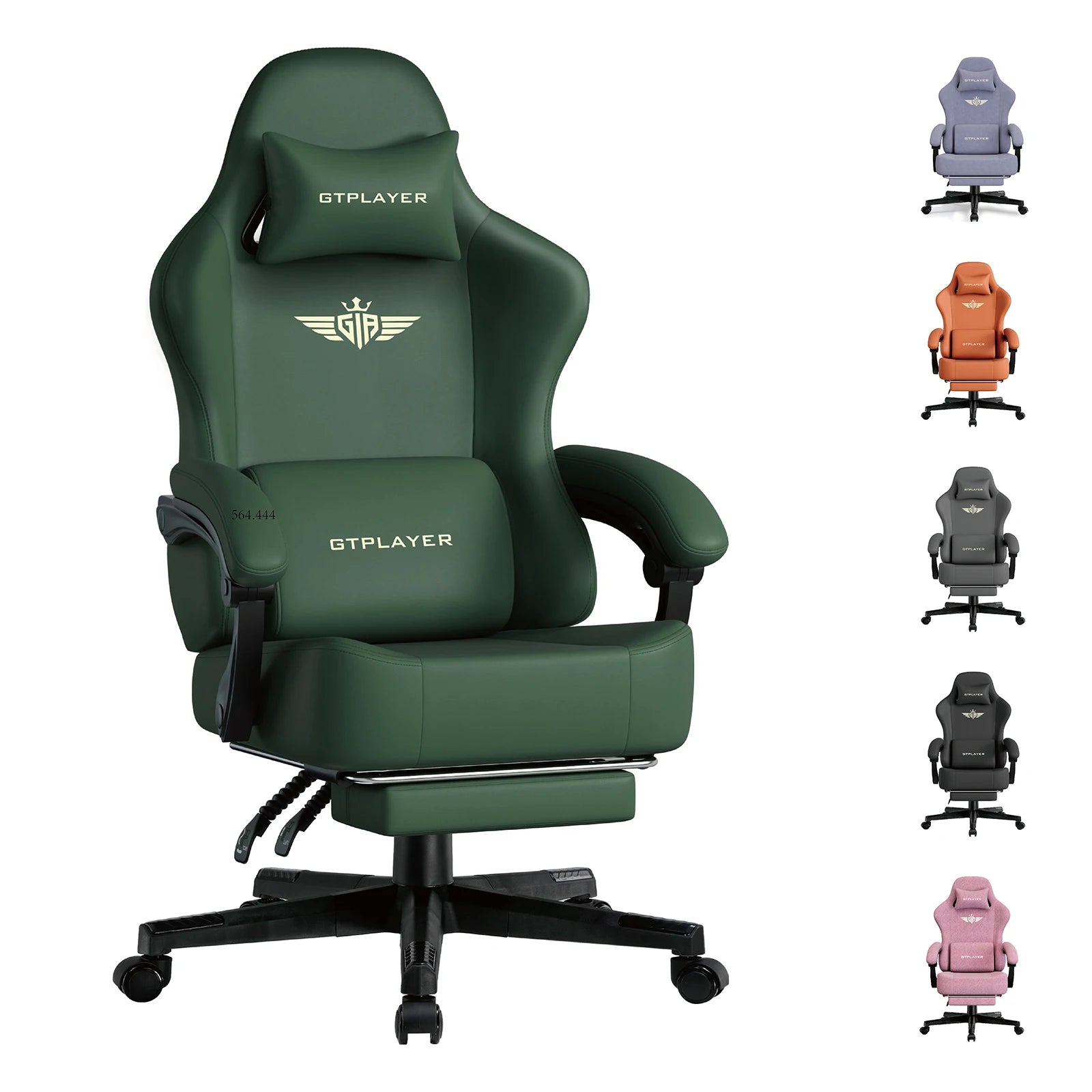 Ergonomische Gaming Stoel met Voetsteun en 150° Verstelbare Rugleuning – Ademend Stoffen Bureaustoel voor Gaming & Kantoor
