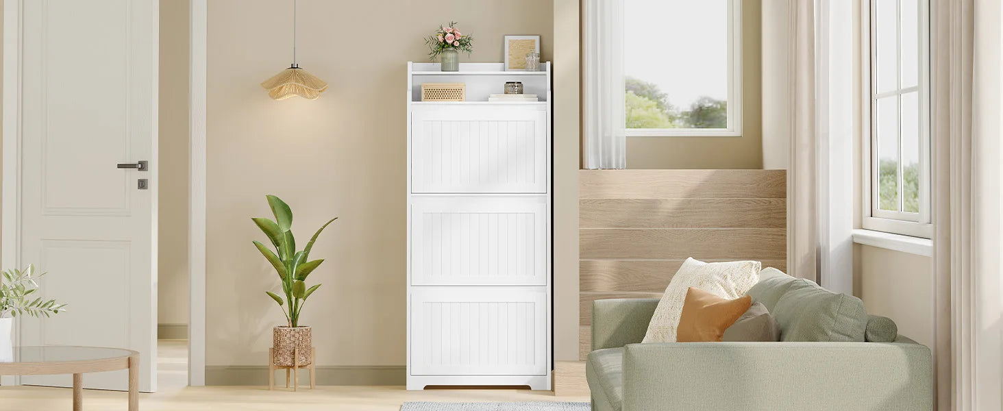 Schoenenkast 3‑Deurs – Ruim Schoenenrek voor Tot 16 Paar – Modern & Functioneel