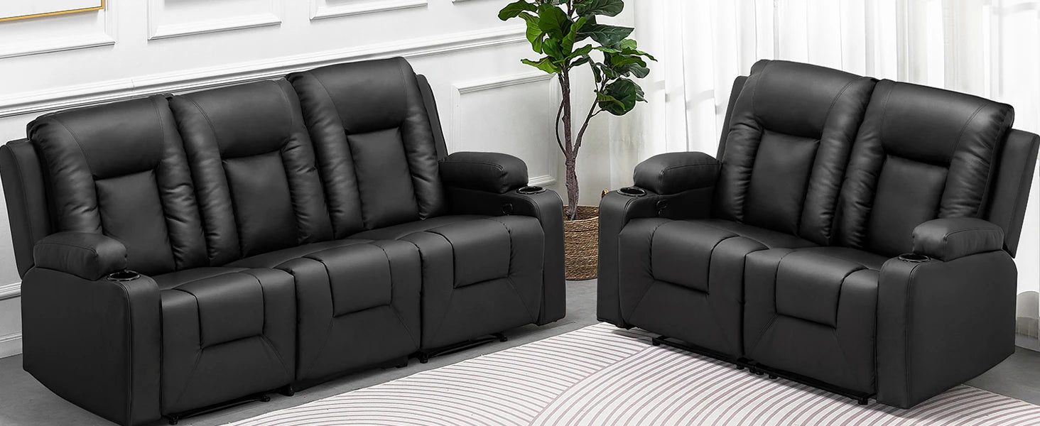Luxe Relaxfauteuil 360° Draaibaar – Verstelbare TV Stoel met Voetsteun en Kunstleren Bekleding
