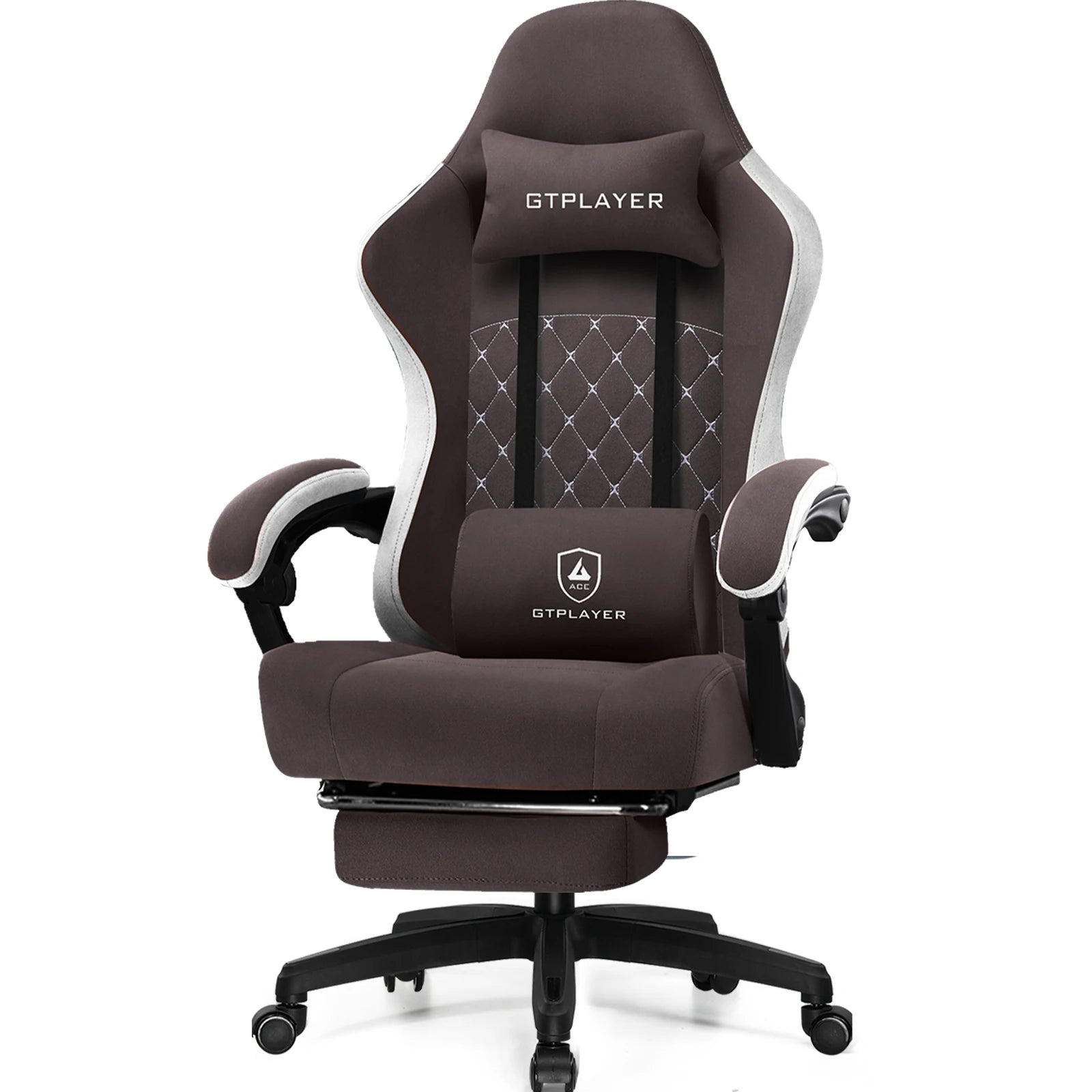 Ergonomische Gaming Stoel met Voetensteun en Pocket Springs – Verstelbare Bureaustoel van Stof voor Ultiem Comfort