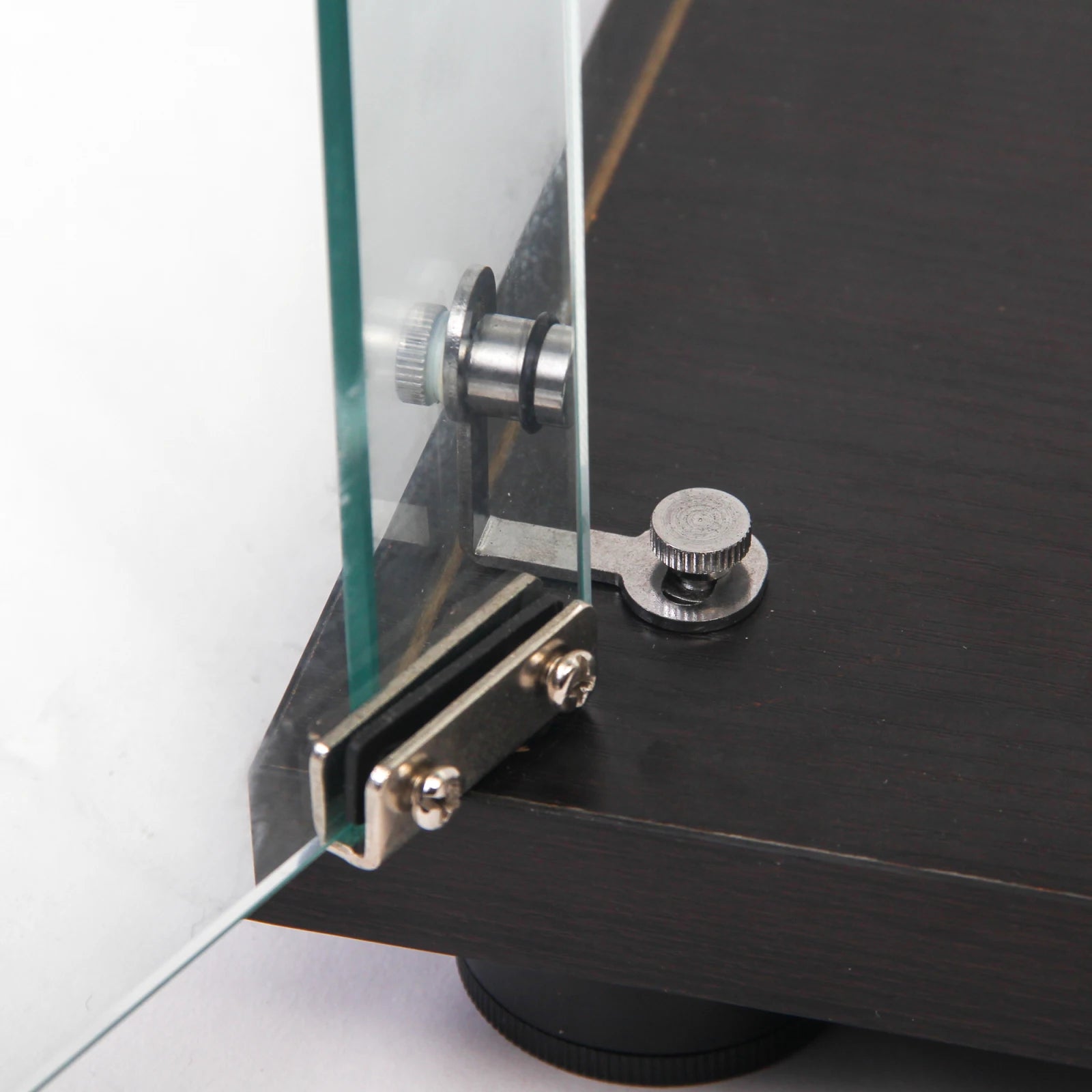 Staande LED Vitrinekast met 4 Niveaus – Moderne Displaykast voor Woonkamer & Slaapkamer
