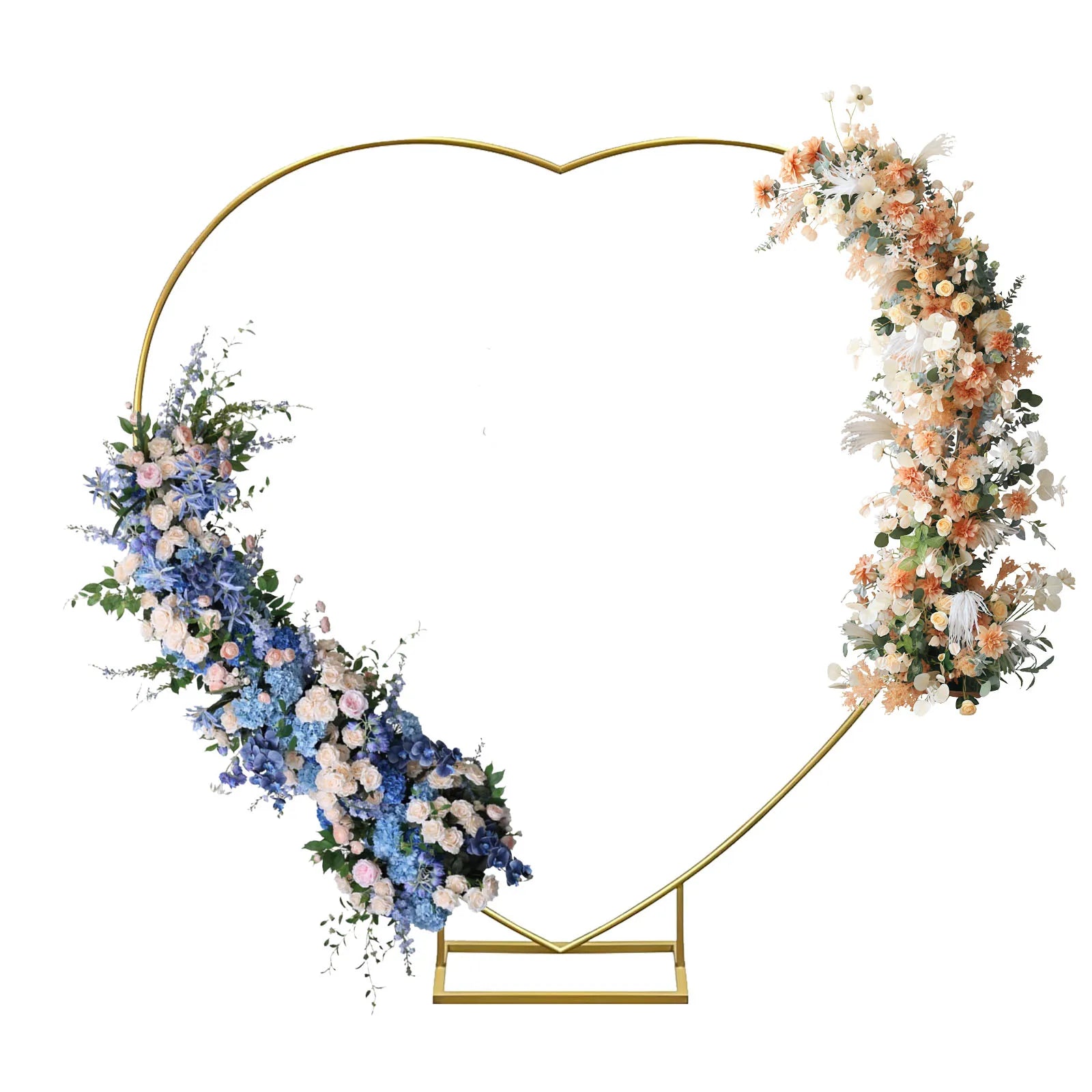 Gouden Ballonnenboog Frame – 2m/2,4m Feestdecoratie voor Bruiloften, Verjaardagen en Ceremonies – Herbruikbare Metaal Stand