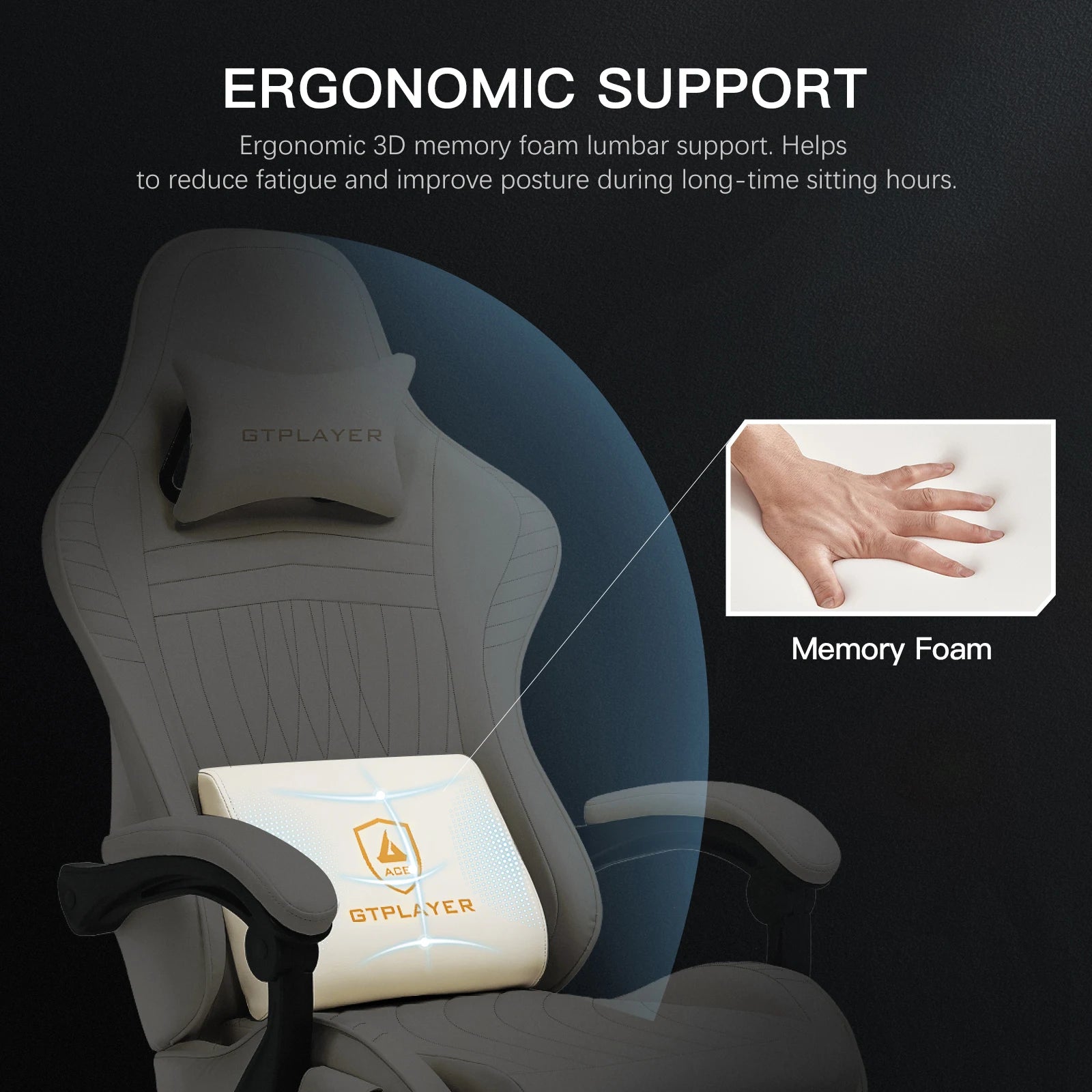 Ergonomische Gaming Stoel met Voetensteun & Luidsprekers – Verstelbare Gamer Chair met 170° Rugleuning, PU Leer & 150kg Draagkracht