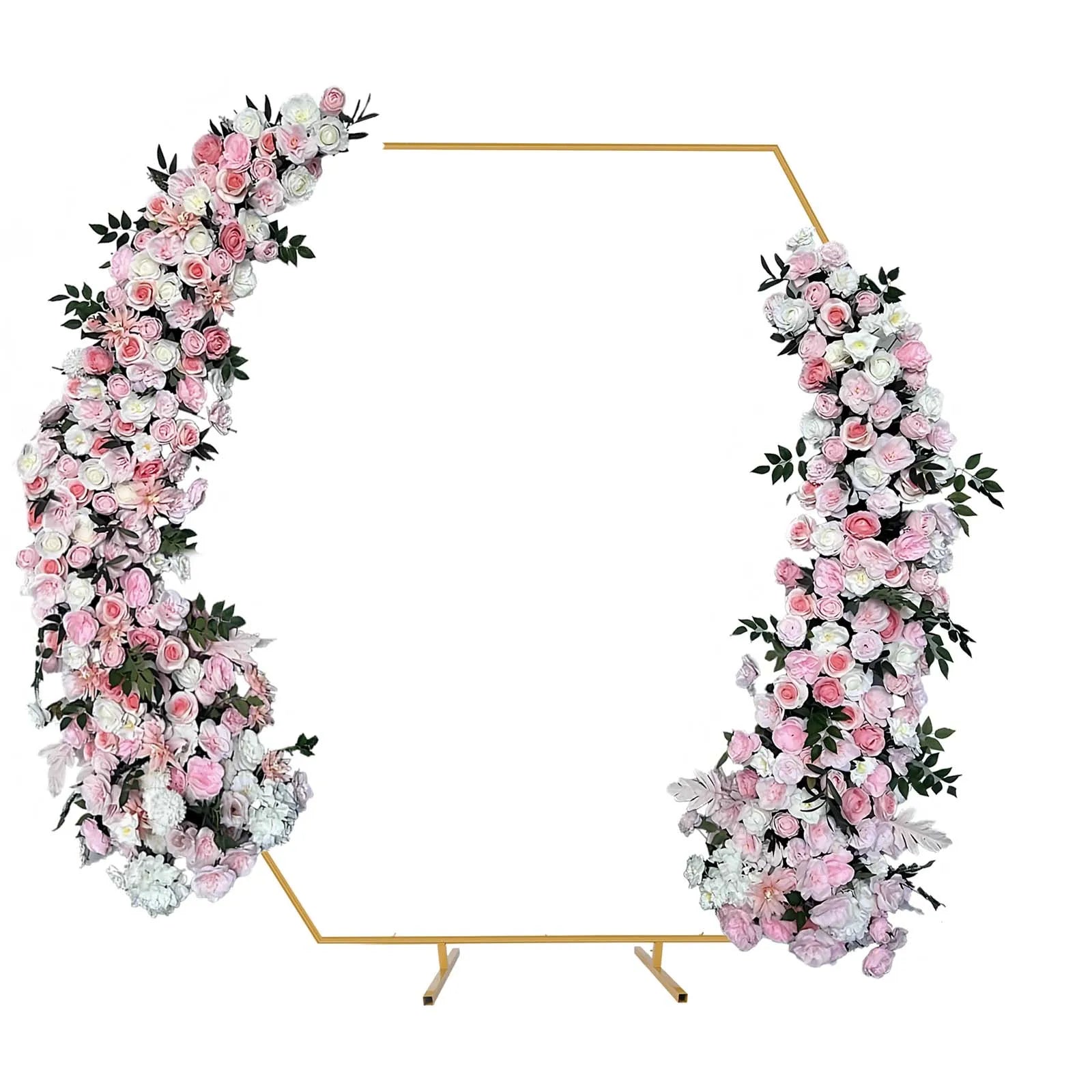 Gouden Ballonnenboog Frame – 2m/2,4m Feestdecoratie voor Bruiloften, Verjaardagen en Ceremonies – Herbruikbare Metaal Stand