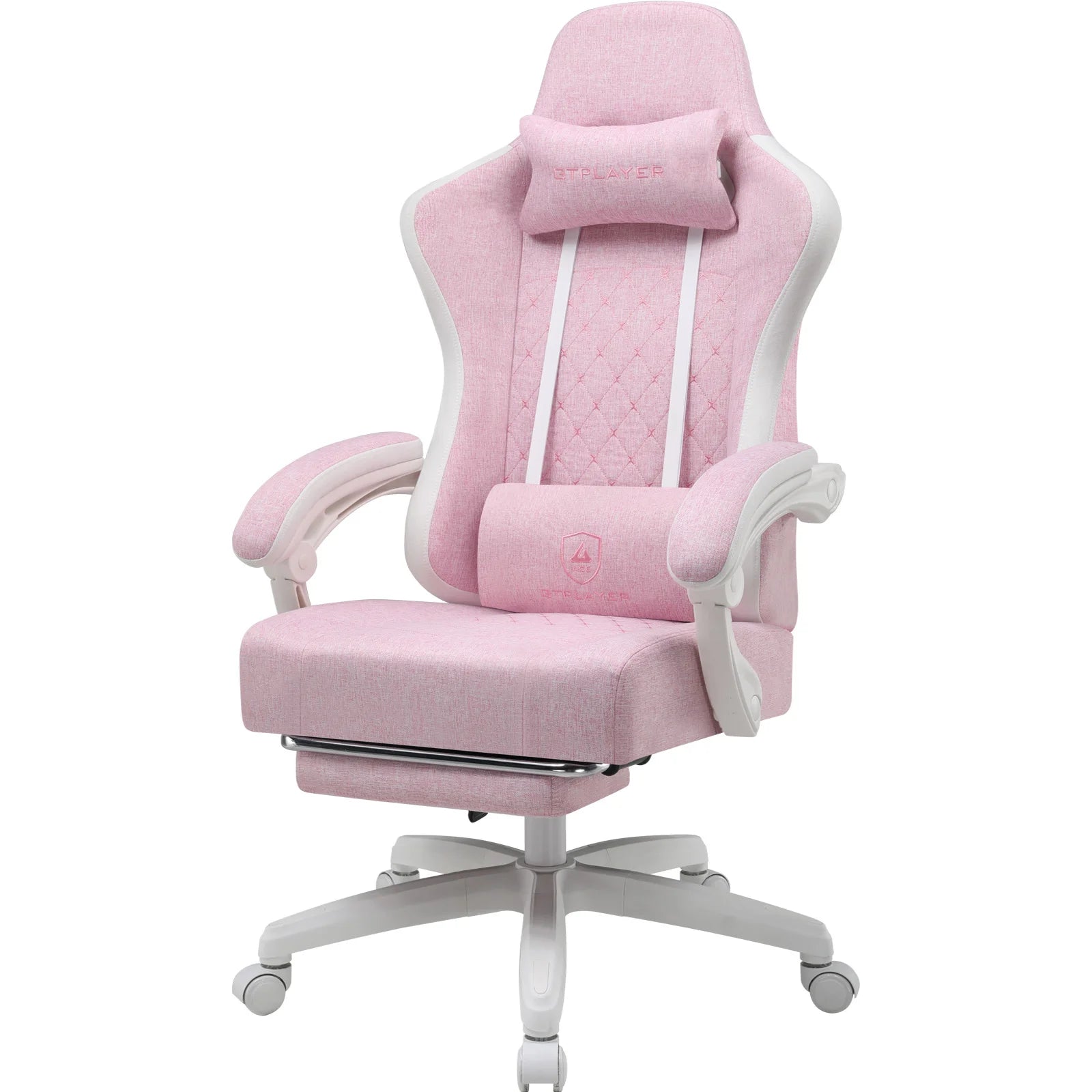 Ergonomische Gaming Stoel met Voetensteun en Pocket Springs – Verstelbare Bureaustoel van Stof voor Ultiem Comfort