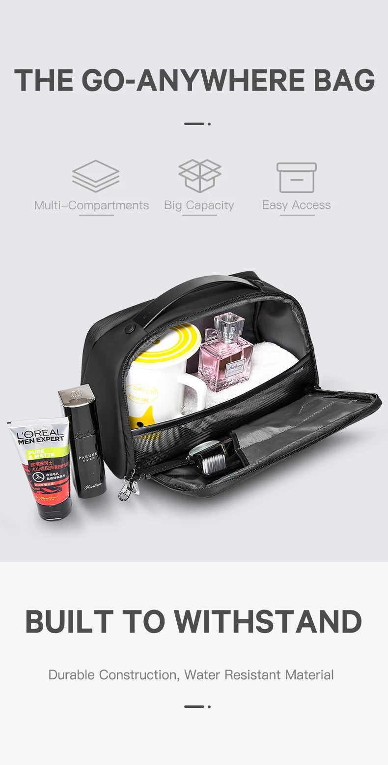 Waterdichte Oxford Reistas & Toilettas – Draagbare Organizer Voor Mannen & Vrouwen