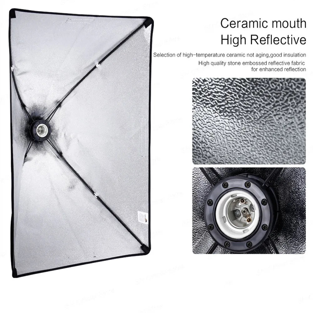 Fotografie Reflector Set 2,6x3M – 5-in-1 Softbox, Paraplu’s, Achtergrondstandaard en LED Studioverlichting voor Professionele Foto’s