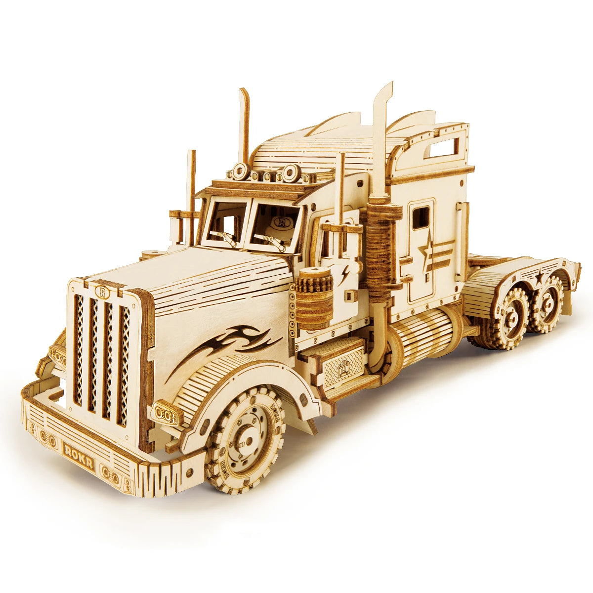 3D Houten Puzzel Model – Stoomtrein, Auto & Jeep – Educatief Bouwpakket DIY voor Kinderen en Volwassenen